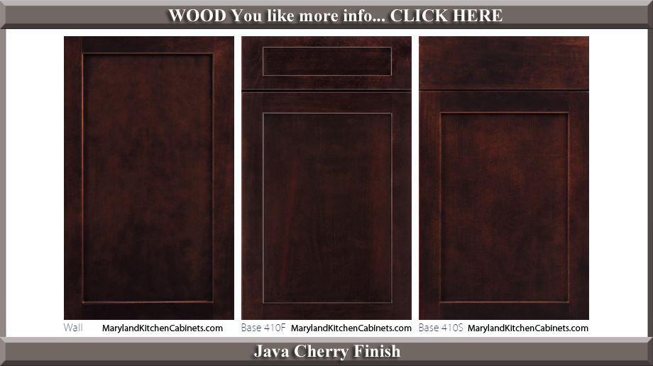 410 Java Cherry Finish Cabinet Door Style