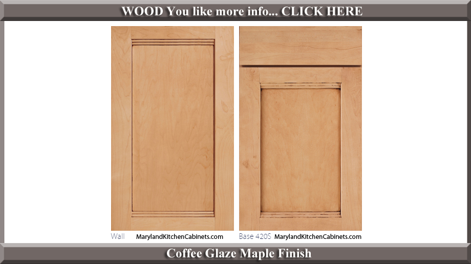 420 Coffee Glaze Maple Finish Cabinet Door Style