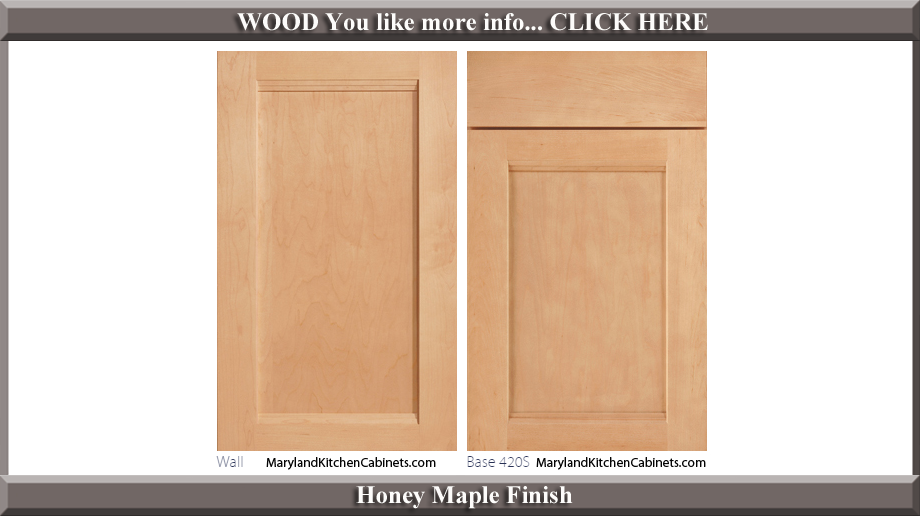 420 Honey Maple Finish Cabinet Door Style