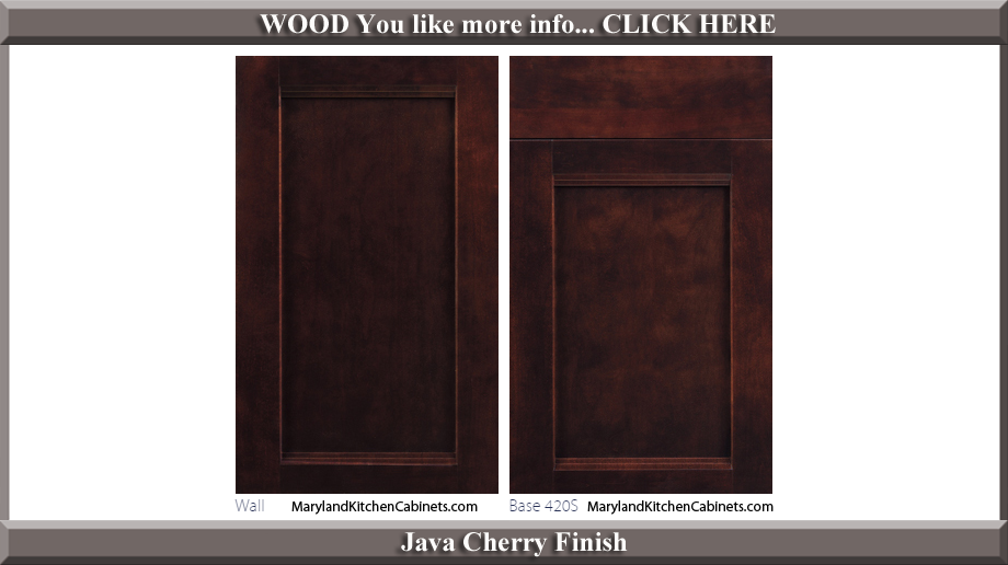 420 Java Cherry Finish Cabinet Door Style