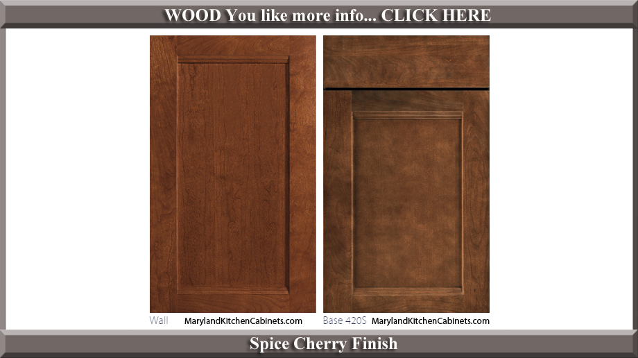 420 Spice Cherry Finish Cabinet Door Style