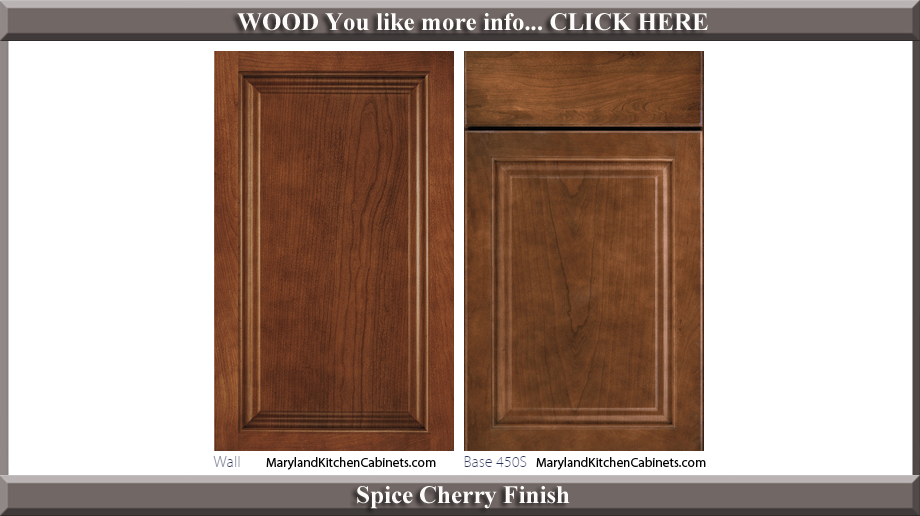 450 Spice Cherry Finish Cabinet Door Style