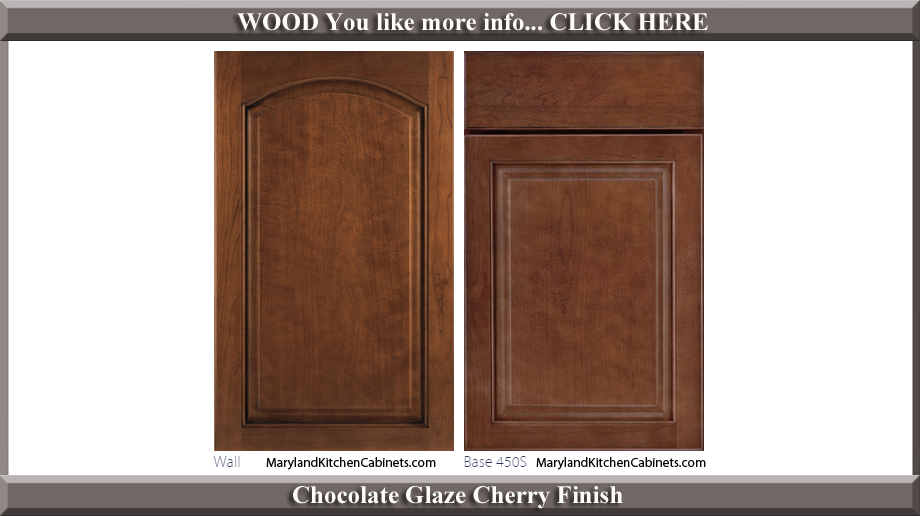 451 Chocolate Glaze Cherry Finish Cabinet Door Style