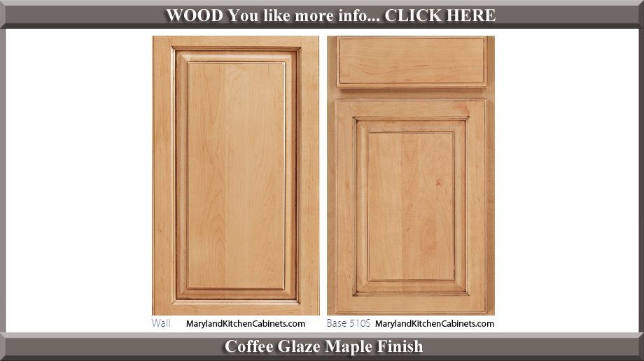 510 Coffee Glaze Maple Finish Cabinet Door Style