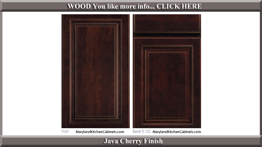 510 Java Cherry Finish Cabinet Door Style