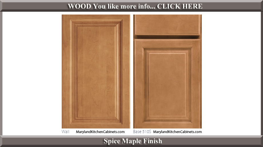 510 Spice Maple Finish Cabinet Door Style