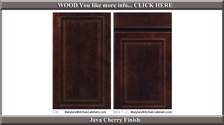 512 Java Cherry Finish Cabinet Door Style