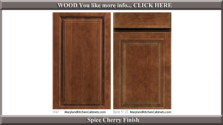 512 Spice Cherry Finish Cabinet Door Style