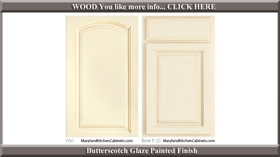 513 Butterscotch Glaze Painted Finish Cabinet Door Style