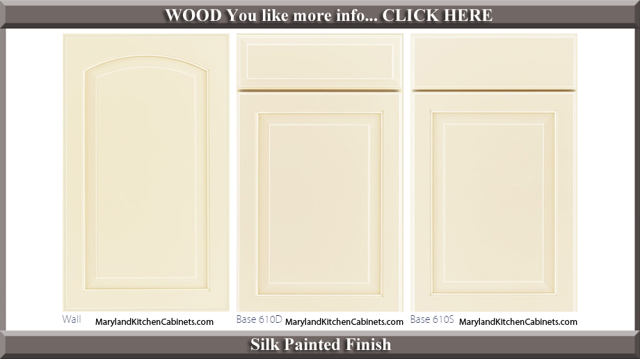 611 Silk Painted Finish Cabinet Door Style