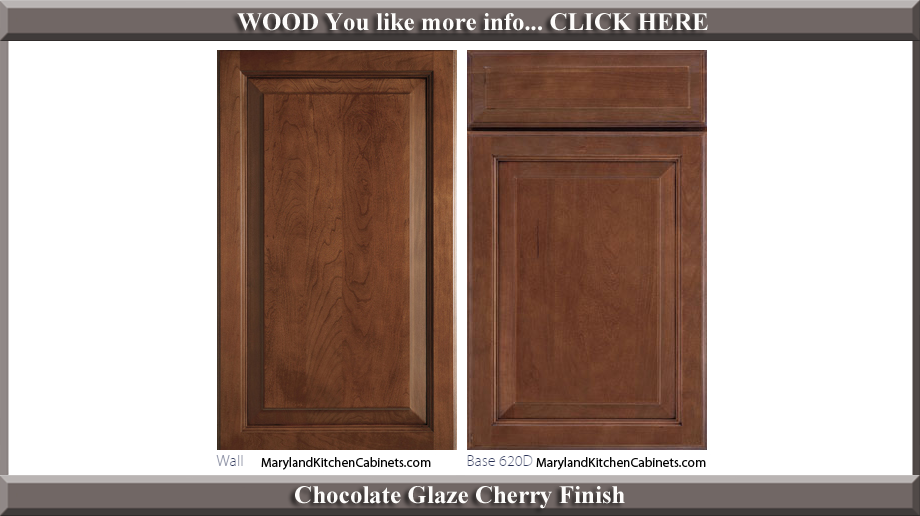 620 Chocolate Glaze Cherry Finish Cabinet Door Style