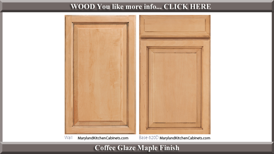 620 Coffee Glaze Maple Finish Cabinet Door Style