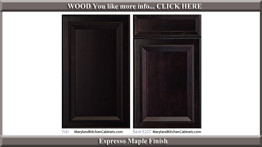 620 Espresso Maple Finish Cabinet Door Style