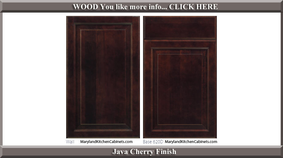 620 Java Cherry Finish Cabinet Door Style