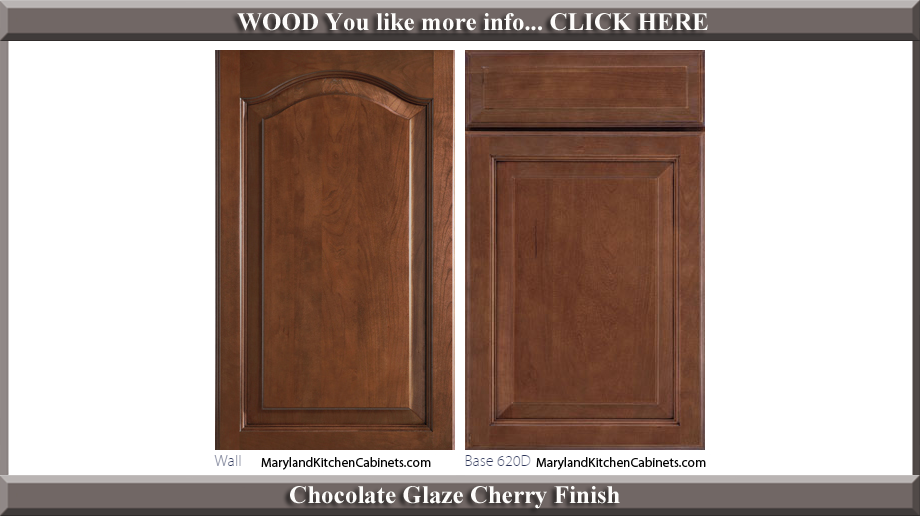 621 Chocolate Glaze Cherry Finish Cabinet Door Style