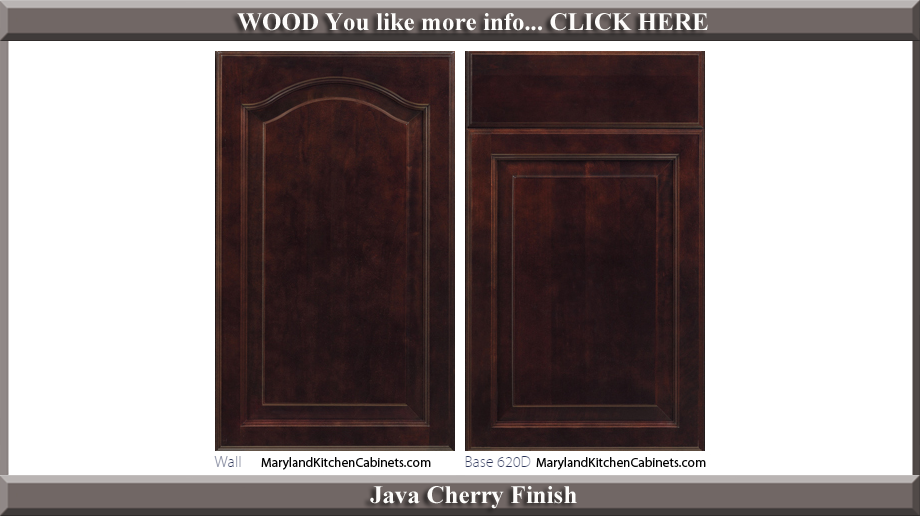 621 Java Cherry Finish Cabinet Door Style