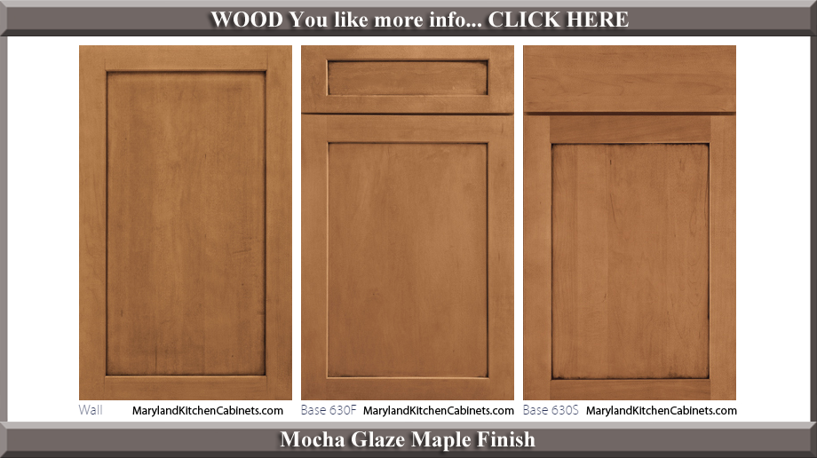 630 Mocha Glaze Maple Finish Cabinet Door Style