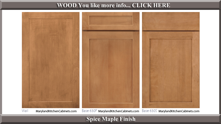 630 Spice Maple Finish Cabinet Door Style