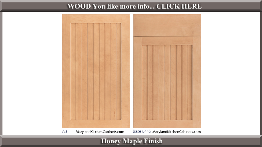 644 Honey Maple Finish Cabinet Door Style