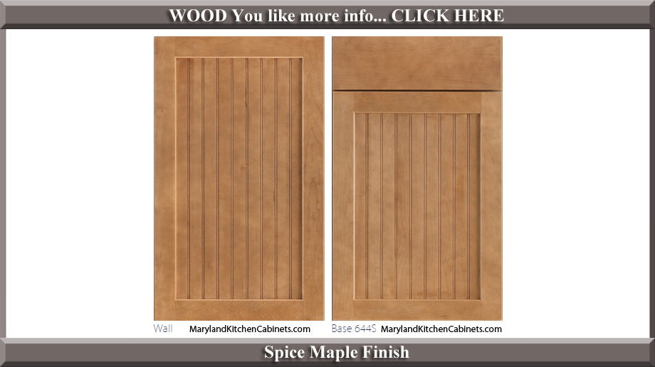 644 Spice Maple Finish Cabinet Door Style