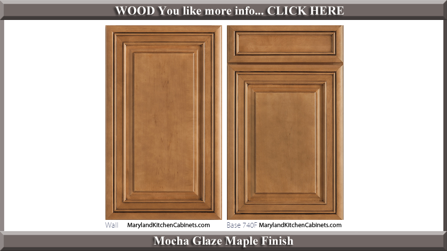 740 Mocha Glaze Maple Finish Cabinet Door Style