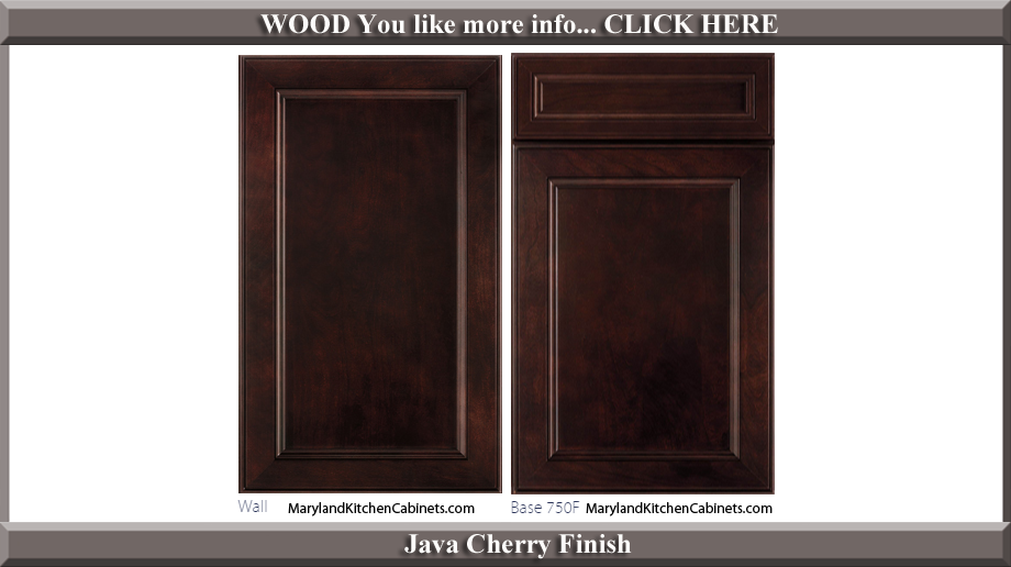 750 Java Cherry Finish Cabinet Door Style