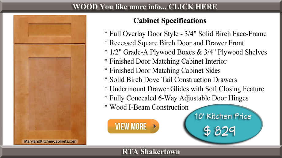 Shakertown RTA Cabinets